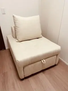 1 인승 소파 베드 텔레스코픽 베이지