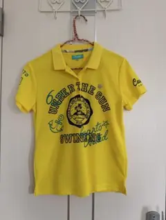 CUARTO UNITED レディース ゴルフポロシャツ イエローのサムネイル