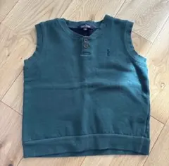 EAST BOY ノースリーブベスト 120〜130サイズ グリーン 裏起毛