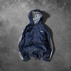 90s OLD adidas shell jacket ドローコード y2k L