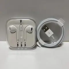 iPhone Lightningケーブル・イヤホンセット