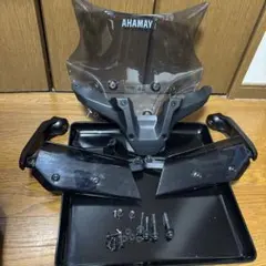 ヤマハ MT-09 スクリーン、ハンドルバーガード、ナックルバイザ、マウントステのサムネイル