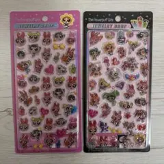新品 パワーパフガールズJEWELRY DROPシール 2種