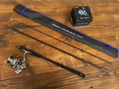 ジギングセット スピニングロッド 3ピースパックロッド XXH カーボン 