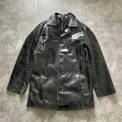archive freedom goat leather car coat