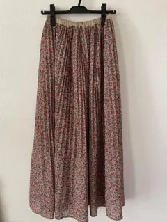 花柄プリーツスカート Free's Mart