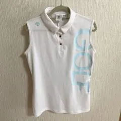GOLFロゴ入りノースリーブポロシャツ Mサイズ