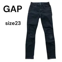 ★ GAP ギャップ TRUE SKINNY スキニーデニム ブラック 23