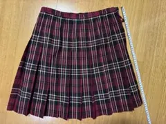EASTBOY イーストボーイ　スクールスカート　濃赤×黒、ブルー2枚セット