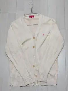PLAY BOY スクールカーディガン　ベージュM