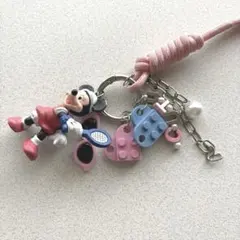 ミニー じゃらじゃらキーホルダー バッグチャーム スマホチャーム