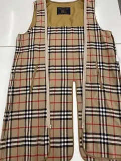 BURBERRY チェック柄 キルティングベスト - メルカリ