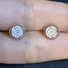 1点作品☆ 枠ブルートパーズピアス イヤリングに変更可能☺︎ - メルカリ