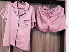 【美品】Francfranc パジャマ ピンク 半袖 ショートパンツ 上下セットのサムネイル