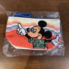 ディズニーレトロ　ミッキーマウス　ポーチ