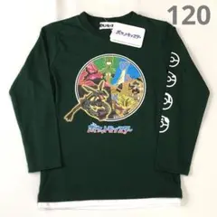 ポケモン　ロンT 120㎝ 長袖Tシャツ　グリーン　ブラックレックウザ
