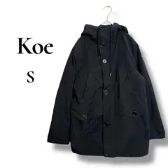 Koe メンズアウター ロングコート ジャケット マウンテンパーカー シンプル