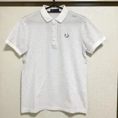 【FRED PERRY】❤️フレッドペリー ドット柄 半袖ポロシャツ Sサイズのサムネイル