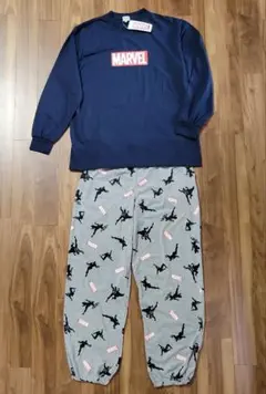 【新品・未使用】MARVEL　セットアップ　ルームウェア　メンズ　レディース