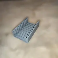 ゲームカートリッジホルダー 10個収納可能 グレー