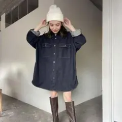 JEANASIS アソートデニムBIGシャツジャケット