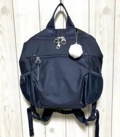 未使用　Kanana project リュック　ネイビー 軽量のサムネイル