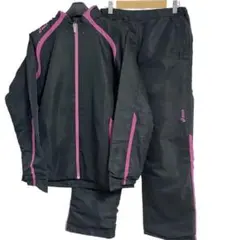 asicsアシックス　レディース　ウインドブレーカーセットアップ　上L 下M黒