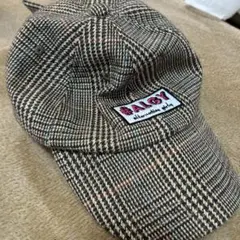 ALGY チェック柄キャップ Mサイズ