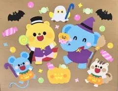 保育 ハロウィン壁面　秋　壁面製作