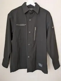 GU × UNDERCOVER ジップポケット長袖シャツ ブラック S 美品