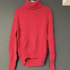 【美品】UNITED ARROWS ピンク タートルネックセーター