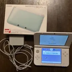 ニンテンドー3DS LL ミントホワイト 本体 ACアダプター付