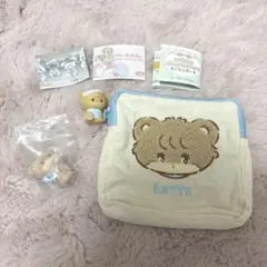 mikko characters ラテのポーチとフィギュアの3点セット