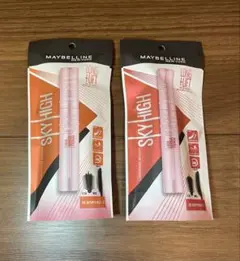 メイベリン スカイハイ マスカラ あさやけルビー ゆうやけオレンジ 2色セット