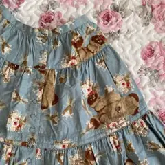 【ようこ様専用】WONDERFUl WORLD 熊と花柄ロングスカート