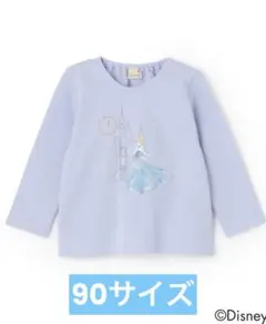 新品未使用　petitmain 【Disney】刺繍グラフィック長袖T シャツ春