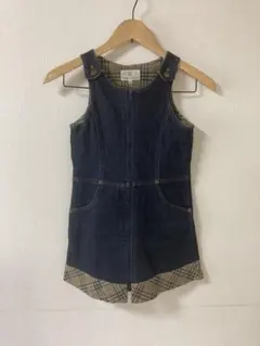 KUMIKYOKU デニムジャンバースカート 110〜120