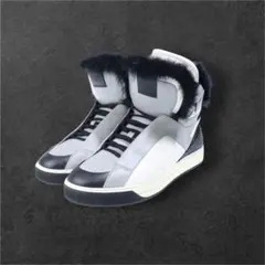 FENDI archive スタッズ付き ファー モンスター ハイカットスニーのサムネイル