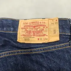 Levi's 505 ストレートデニム インディゴ W33 L34