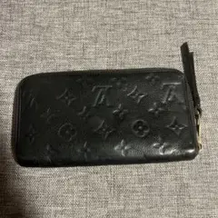 最安値！！Louis Vuitton ブラック レザー 長財布