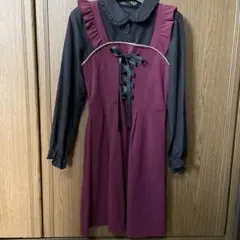 地雷系 ワンピース 長袖