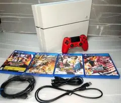 PS4 　本体　グレイシャー・ホワイトCUH-1200A　コントローラー ソフト