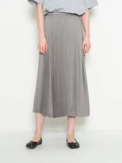 美品】SOEJU ソージュ ロングプリーツスカート ミント（78cm丈