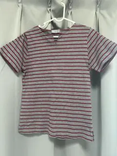 セオリア　Tシャツ　カットソー　ボーダー　グレー　赤のサムネイル