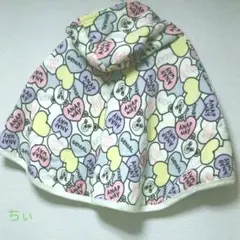 最終価格★アナップ ウェイ ポンチョ フード付き☆マント 裏ボア 新生児 防寒★