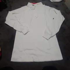 ホワイト コットンシャツ Mサイズ ジッパー付き
