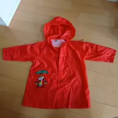 スヌーピー レインコート 赤