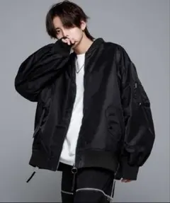 【ADRER】リバーシブル ミリタリー MA-1 ブルゾン【美品】【Mサイズ】