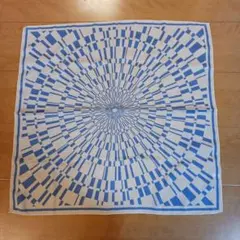 幾何学模様 スカーフ 約53㎝×55㎝