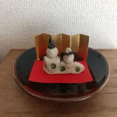瀬戸焼 平安竹ひな人形飾り花瓶 - メルカリ
